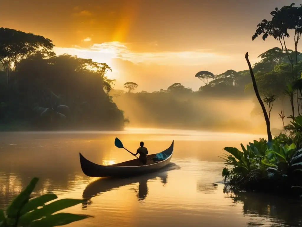 Desafío senderismo Amazonas acampada: Amanecer mágico en la exuberante selva amazónica