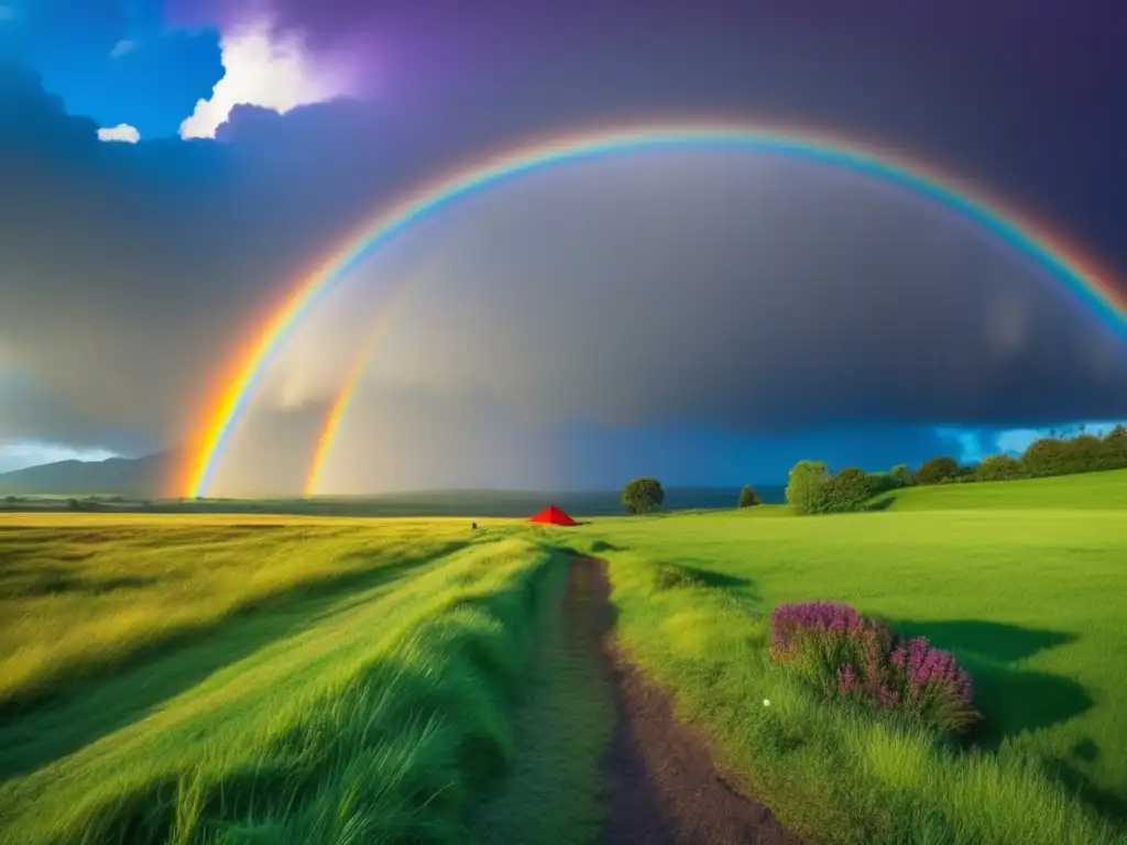 Fotografía del arco iris: captura colores naturaleza