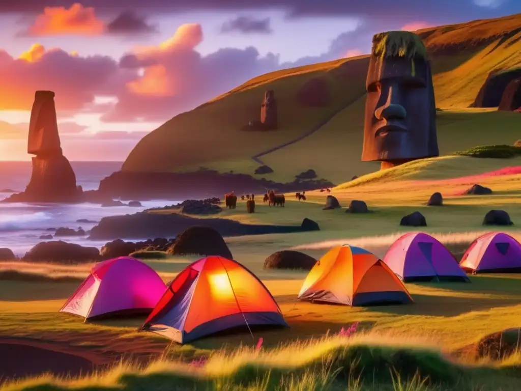 Descubriendo la magia de la Isla de Pascua: Un camping inolvidable