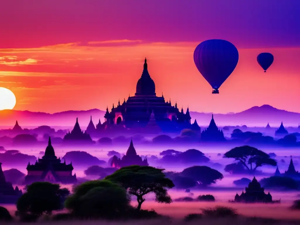 Acampar en templos Bagan: misterio y belleza