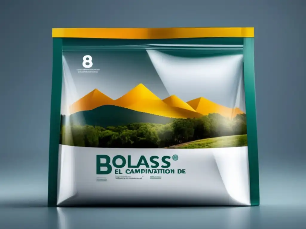 Bolsas de vacío para conservación de alimentos en camping: Imagen de bolsa transparente, resistente y hermética con alimentos frescos y coloridos