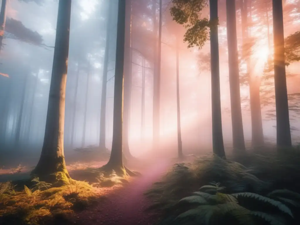 Fotografía amanecer en bosque neblinoso: Inspira la belleza natural y creatividad