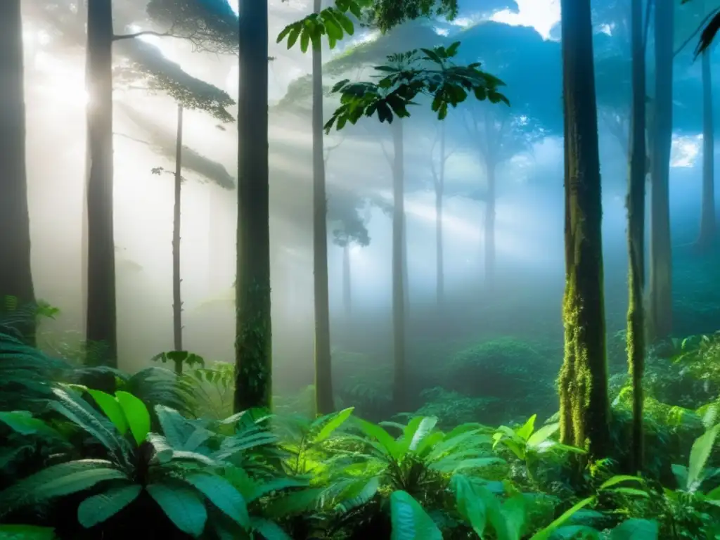 Vista impresionante del Bosque Nuboso Monteverde al amanecer - Guía de acampada en el Bosque Nuboso Monteverde