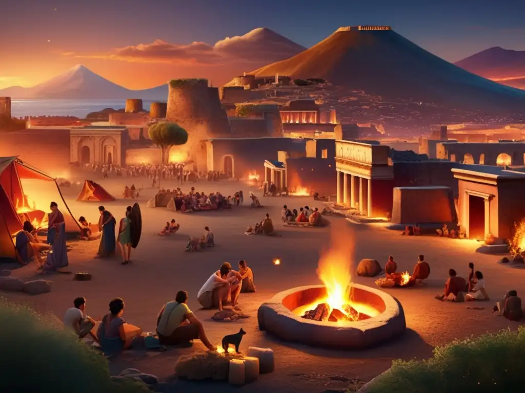 Acampada en Pompeya: misterios y bellezas del mundo natural