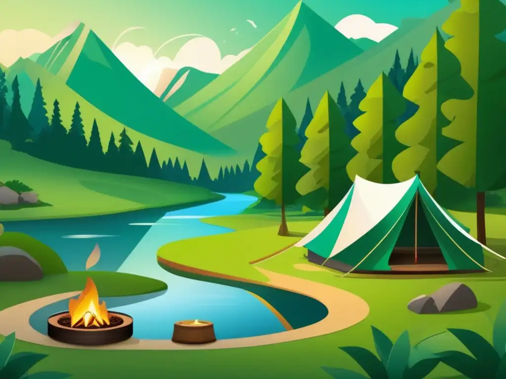 Campamento armonioso en la naturaleza, Feng Shui: Beneficios del Feng Shui en camping al aire libre