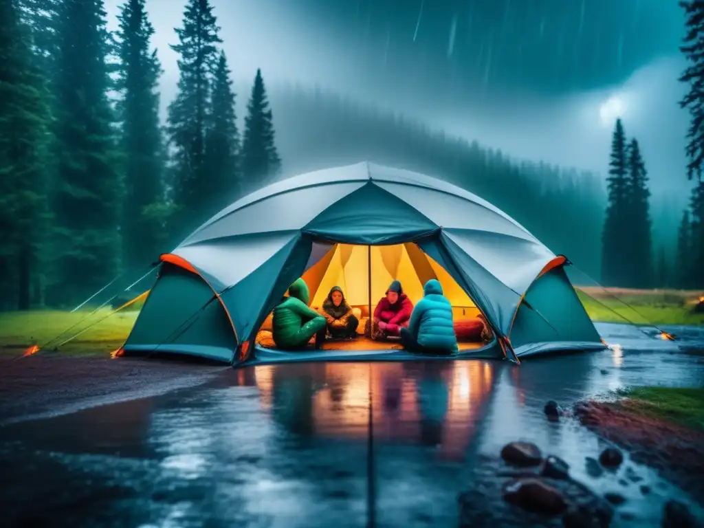 Accesorios de camping para lluvia: Innovaciones impermeables