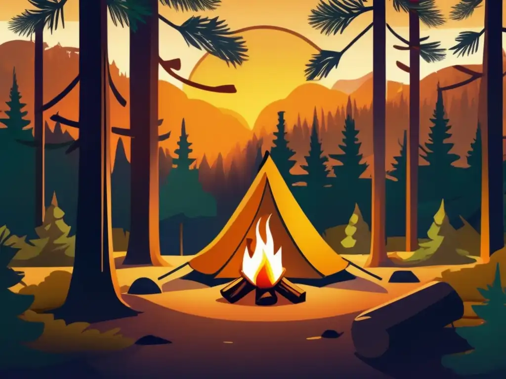 Campamento encantador en el bosque: ¡Lista de comprobación camping perfecta!