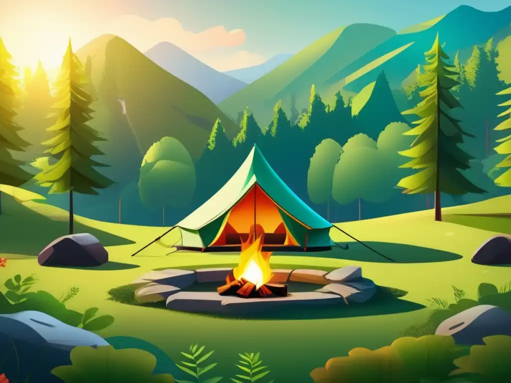 Campamento sereno con Feng Shui: Beneficios del Feng Shui en camping al aire libre