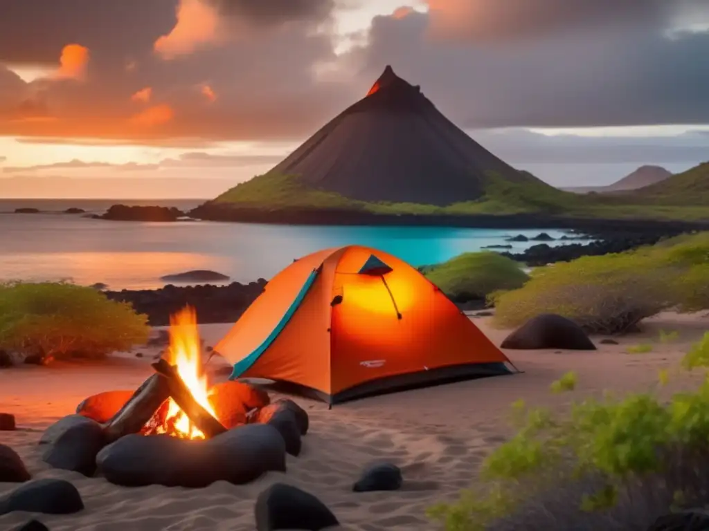 Descubriendo el encanto natural de las Islas Galápagos: Campamento en isla paradisíaca