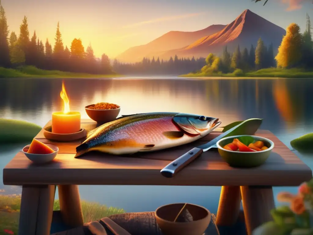 Campamento al aire libre: Recetas de pescado y naturaleza