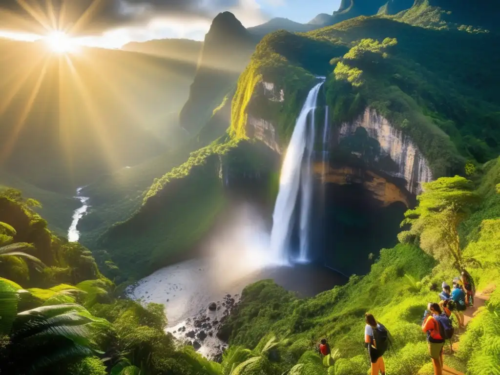 Excursión mística a la Cascada de Luz con senderismo y aura celestial