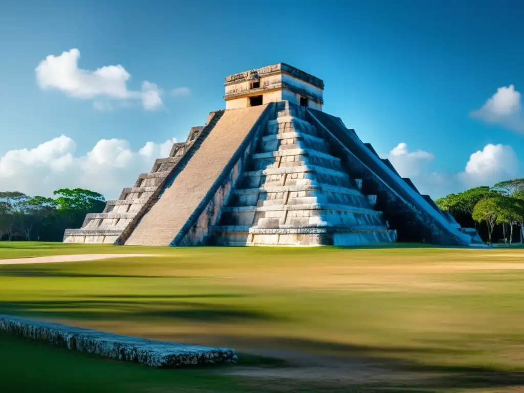 Descubre Chichen Itza: Senderismo y camping en una imagen 8k que captura su magnificencia histórica y arquitectónica