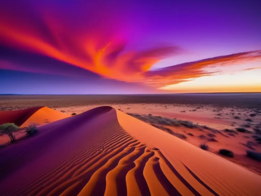 Fascinante imagen 8K revela vastedad del outback australiano al atardecer