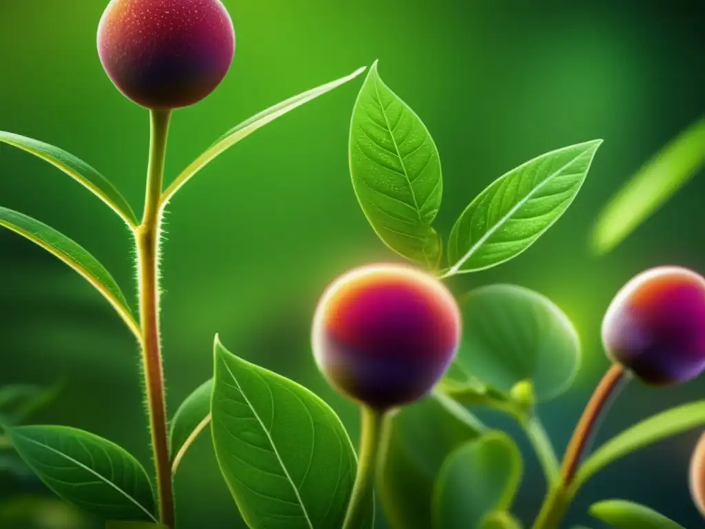 Bosque encantado con plantas medicinales para acampar