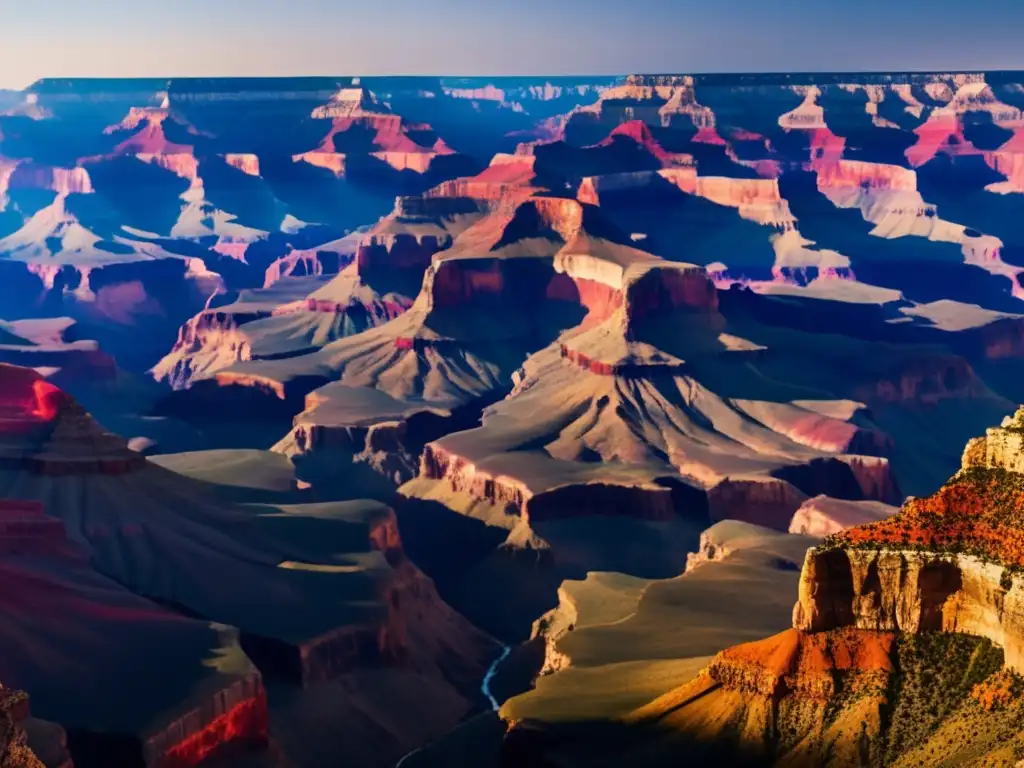 Impacto turismo Grand Canyon, imagen impresionante de 8k que muestra la belleza majestuosa y la fragilidad de este icónico paisaje natural