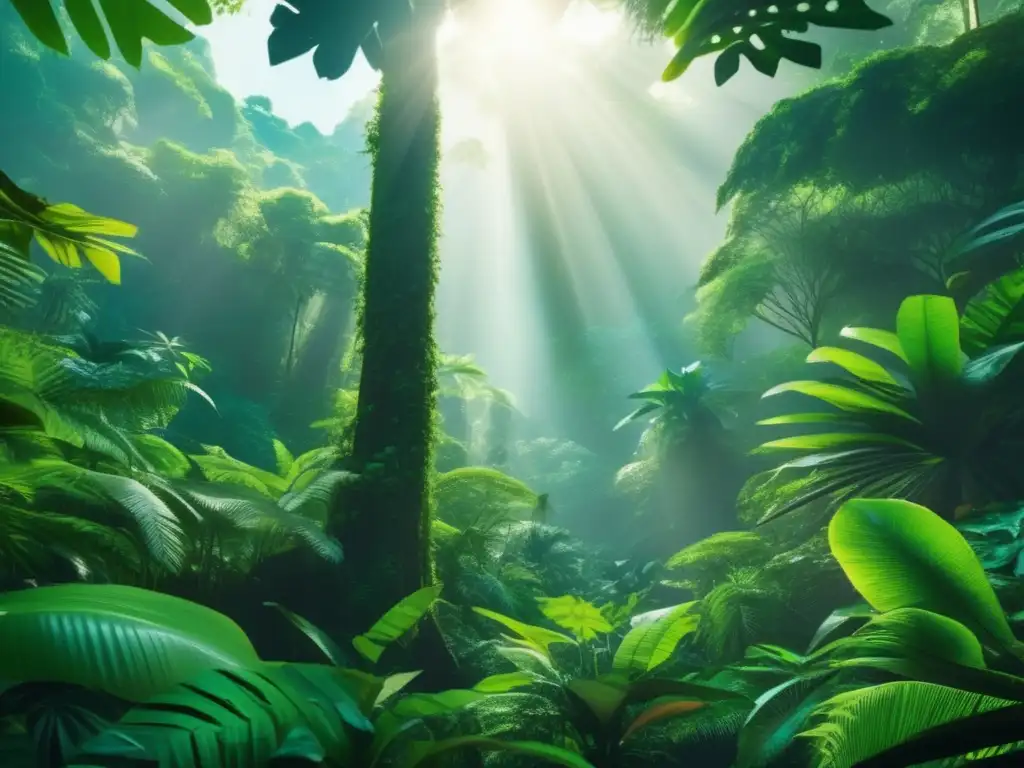 Increíble imagen 8k de selva tropical con técnicas de orientación