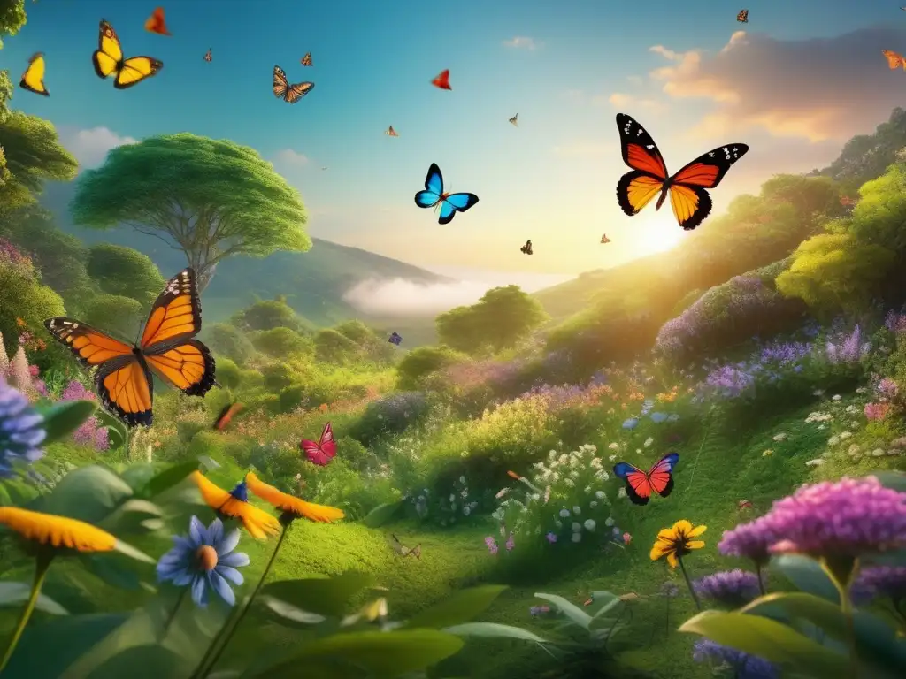 Rituales de transformación de mariposas en la naturaleza