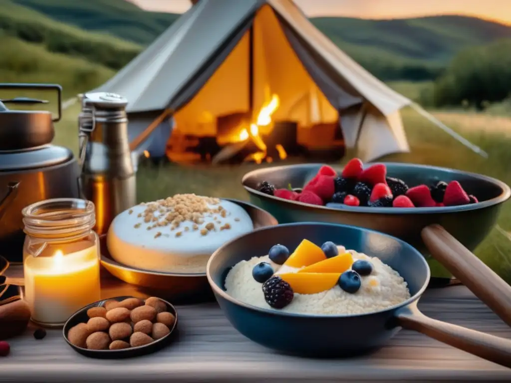 Recetas de repostería para camping al aire libre