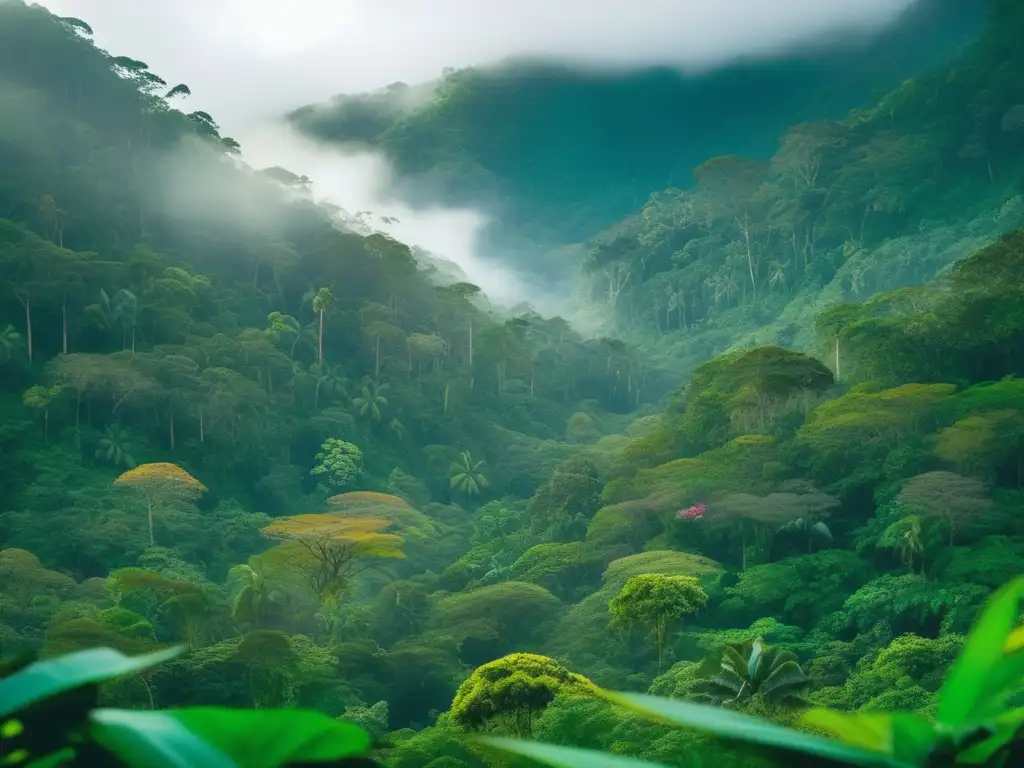 Campismo sostenible: Serenidad y belleza de un exuberante bosque lluvioso