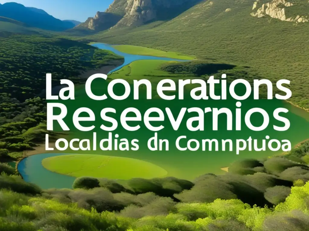 Paisaje montañoso, senderismo consciente y conservación de la naturaleza