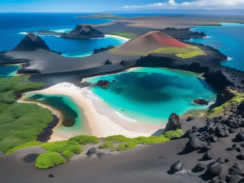 Descubriendo el encanto natural de las Islas Galápagos: una imagen impresionante en 8k revela un paisaje cautivador de belleza natural intacta