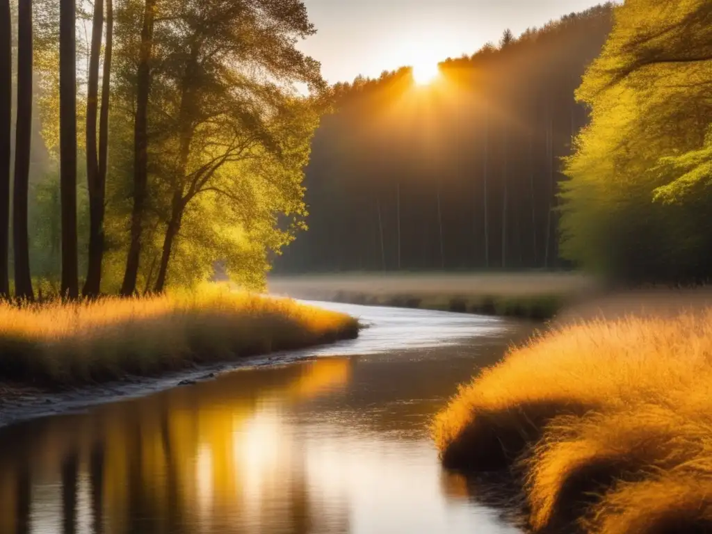 Fotografía de naturaleza con luz dorada y paisaje impresionante