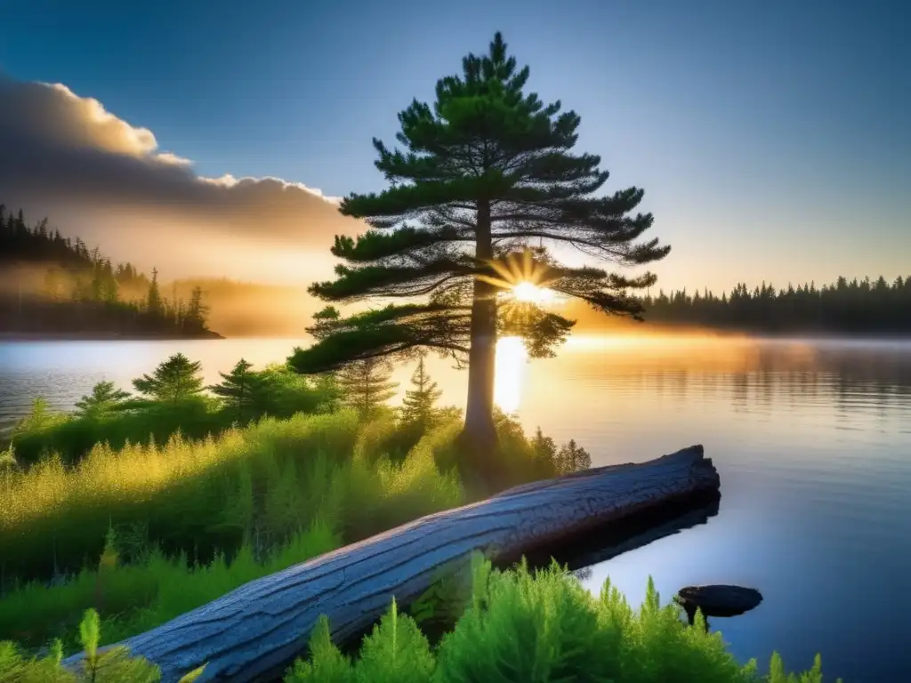 Senderismo y camping en lugares sagrados Ojibwa en Lago Superior rodeado de naturaleza exuberante