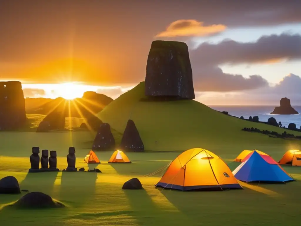 Descubriendo la magia de la Isla de Pascua: Un camping inolvidable