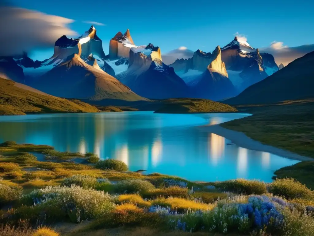 Descubriendo áreas protegidas naturales en Parque Nacional Torres del Paine, Chile