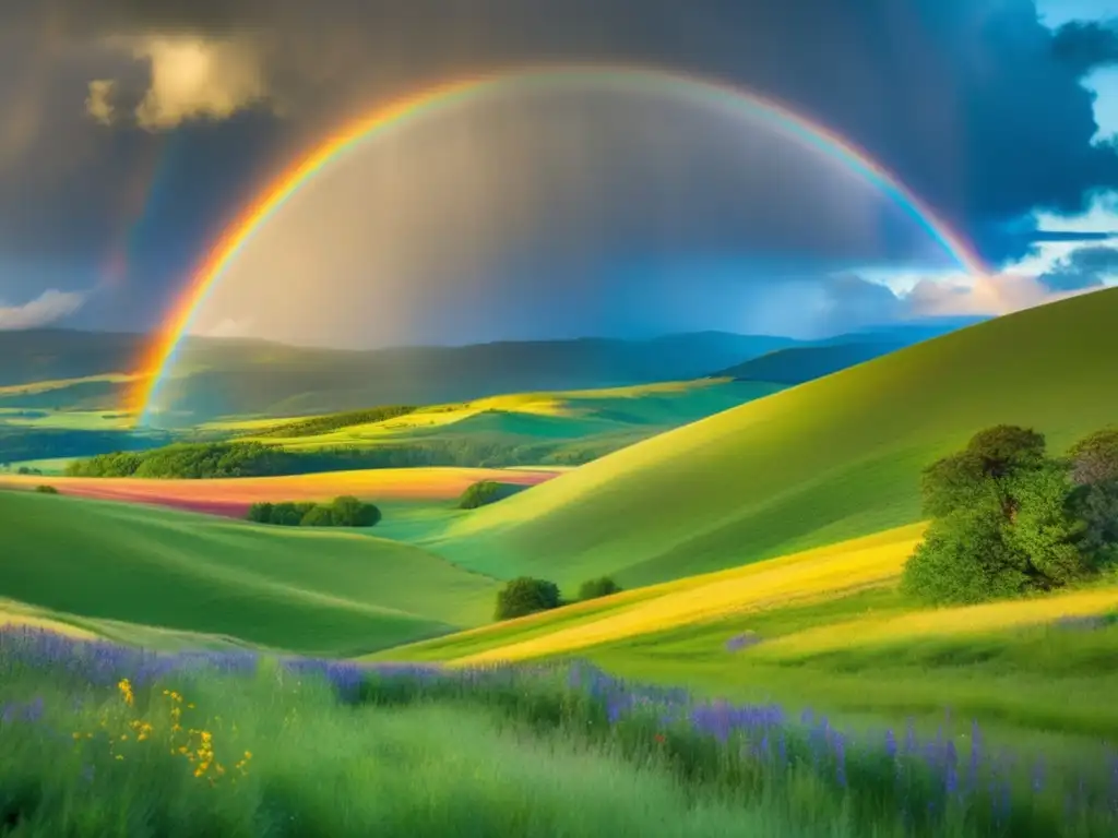 Fotografía del arco iris: captura colores naturaleza