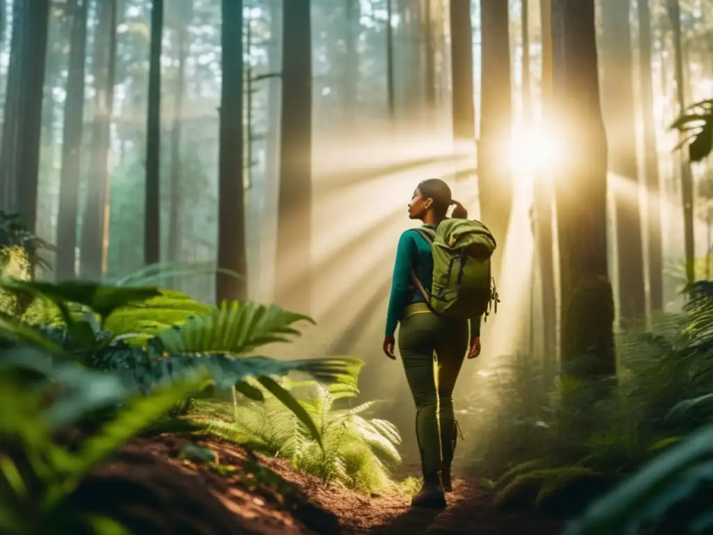 Mujer empoderada en la naturaleza: Técnicas de supervivencia y seguridad para mujeres