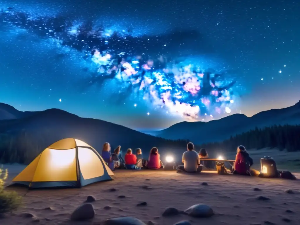 Mejores zonas de observación astronómica en camping