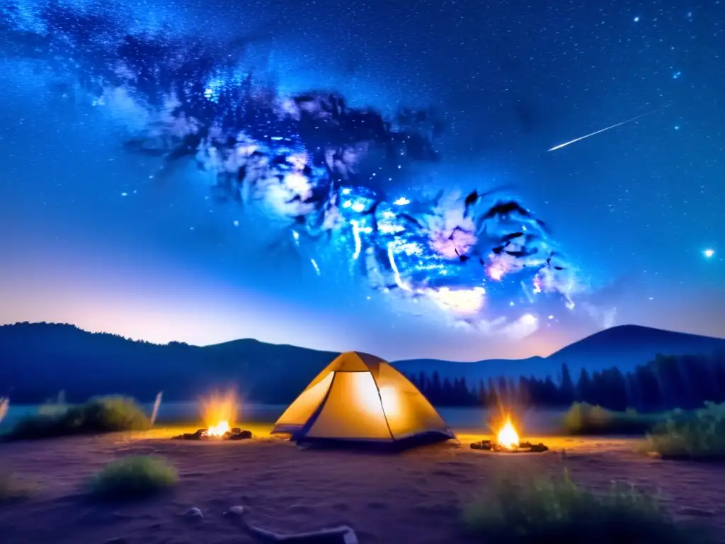 Significado estrellas: senderismo, camping