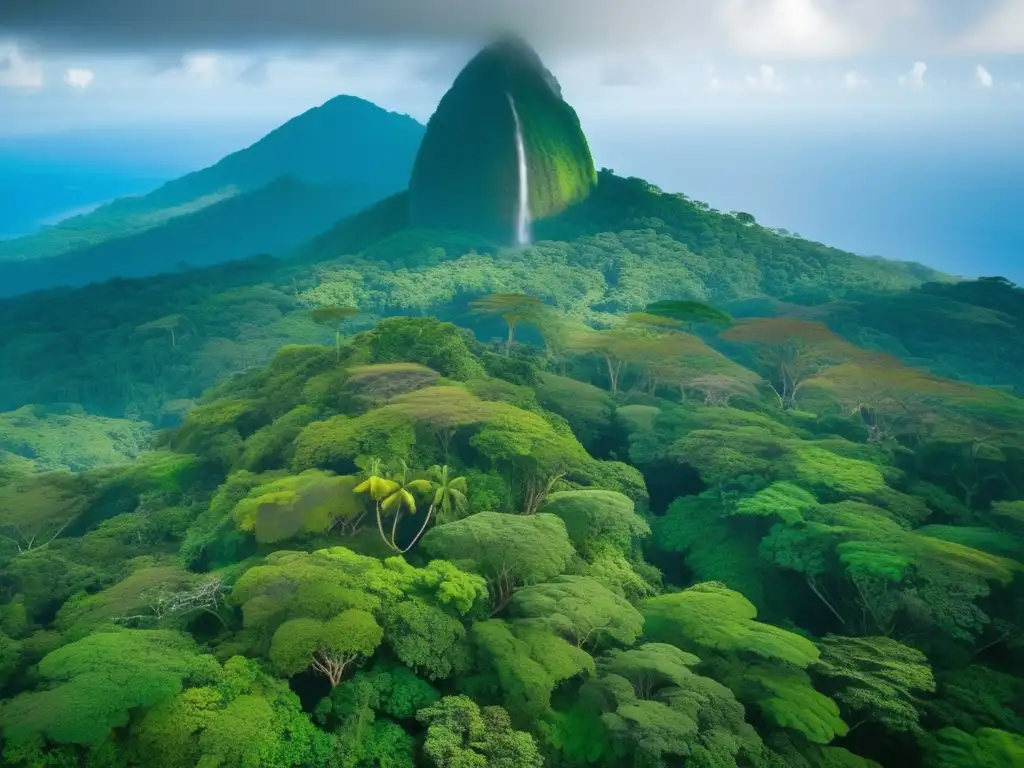 Imponente paisaje de Parque Nacional Corcovado en Costa Rica: selva tropical exuberante, río cristalino y montañas majestuosas