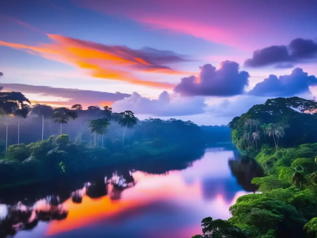 Guía acampada Parque Nacional Tortuguero: Sunset mágico en la selva tropical