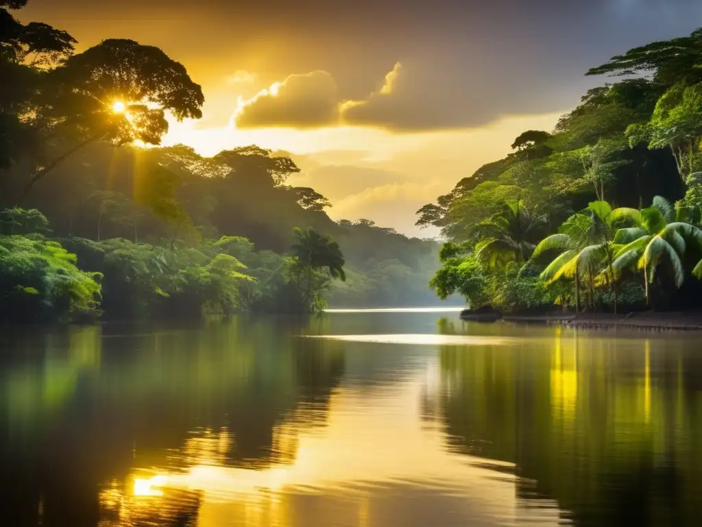 Guía acampada Parque Nacional Tortuguero: Bosque lluvioso, río sereno y naturaleza exuberante al atardecer