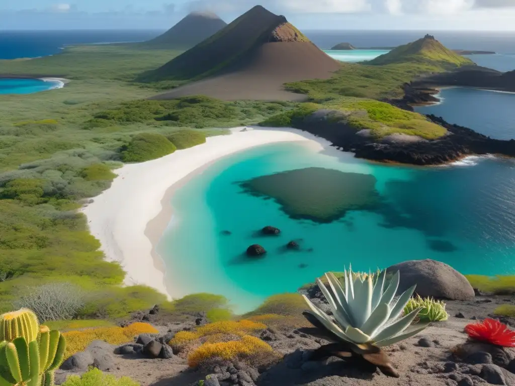 Descubriendo el encanto natural de las Islas Galápagos: playa prístina, flora vibrante, fauna juguetona, paisajes volcánicos majestuosos