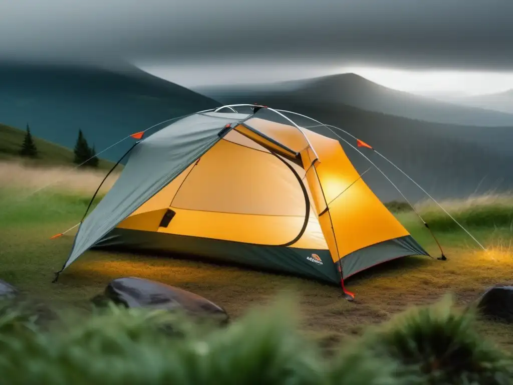 Accesorios camping: Innovaciones impermeables, protección contra lluvia en tienda de campaña