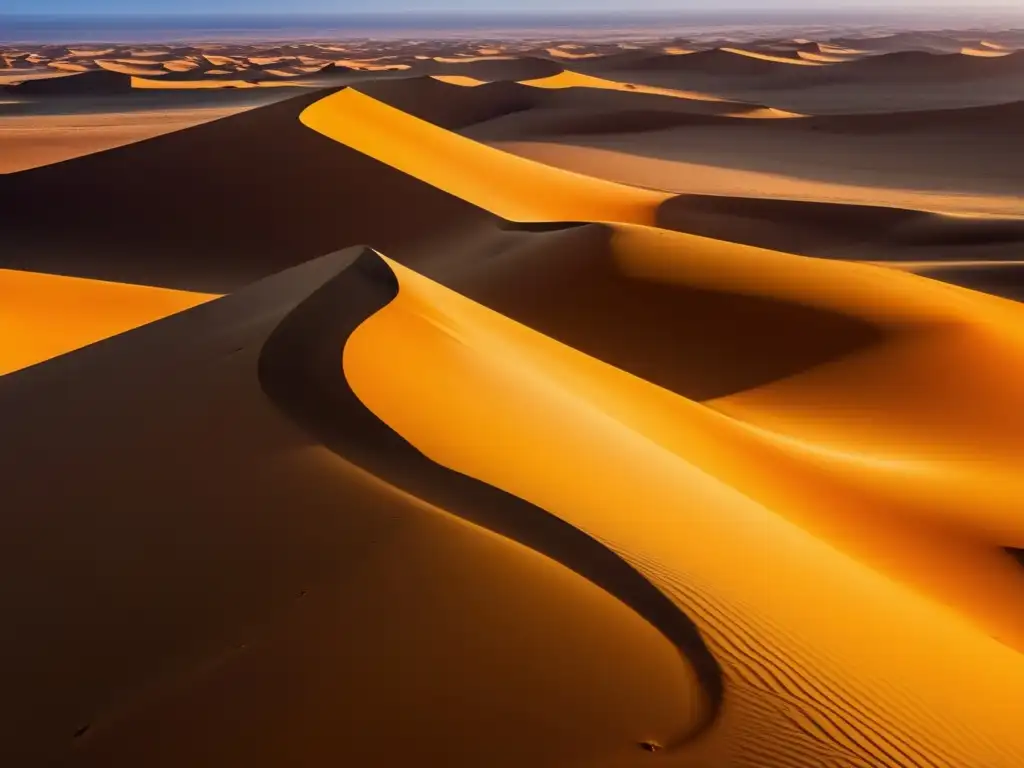 Técnicas acampada indígenas desierto Sahara: Maravilloso atardecer en el Sahara con indígenas alrededor de una fogata