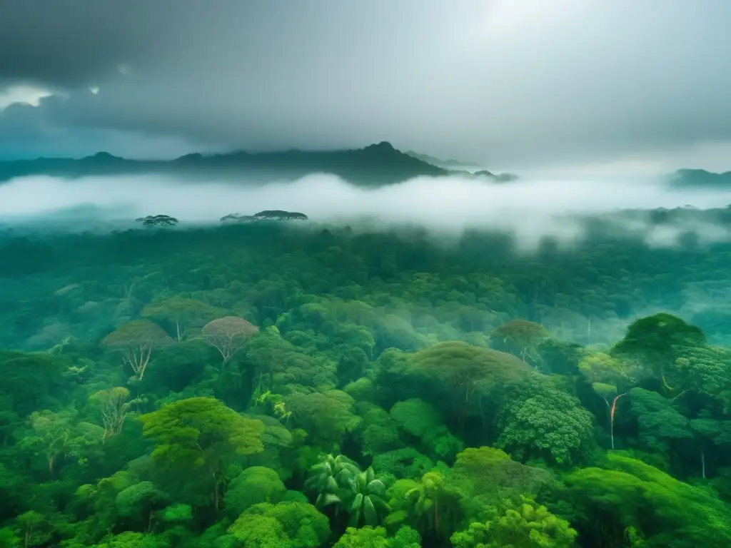 Simbolismo espiritual del canto de la lluvia en la selva tropical