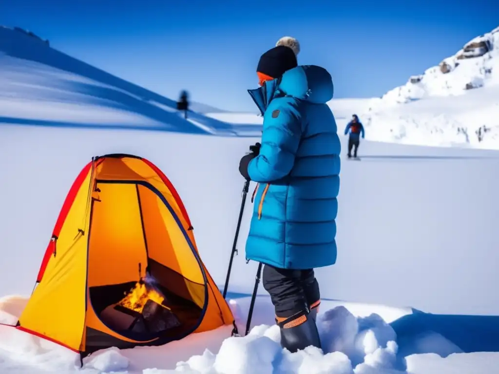 Técnicas supervivencia nieve invierno: Rey del invierno en un estilo moderno