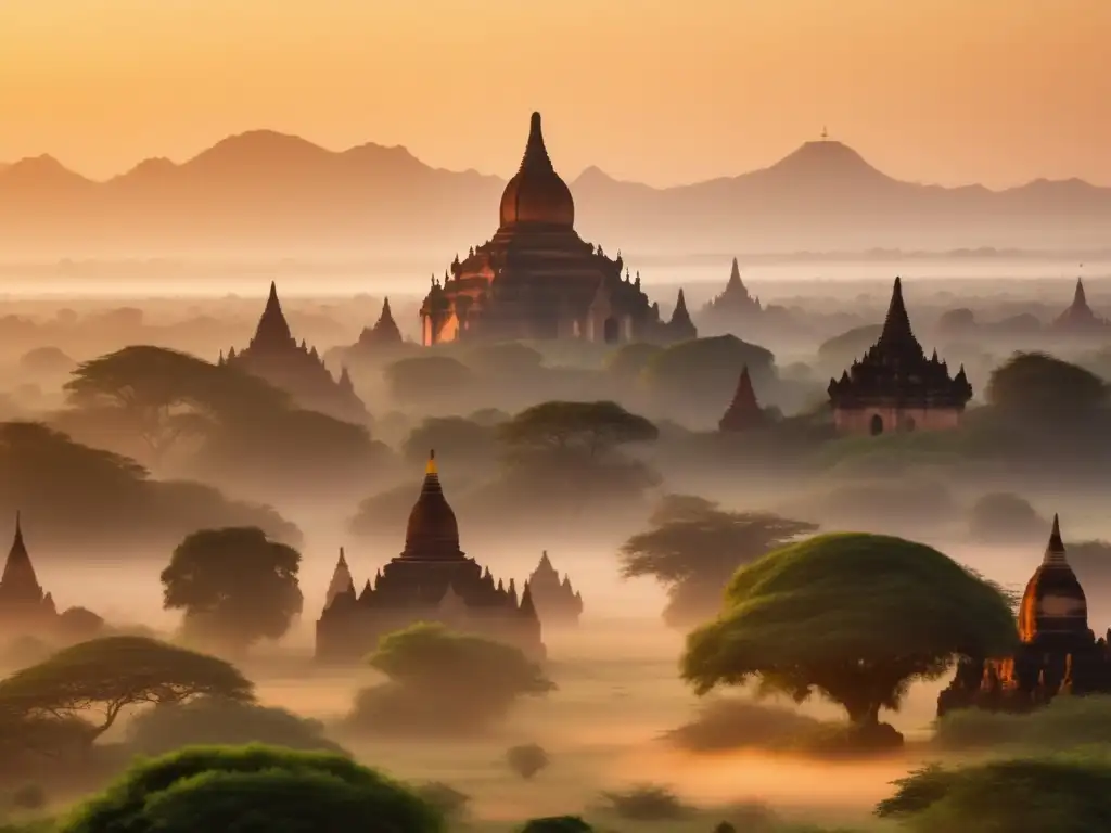 Acampar en los templos de Bagan: misterio y belleza