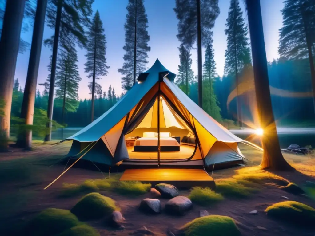 Avance en camping: tecnología y naturaleza