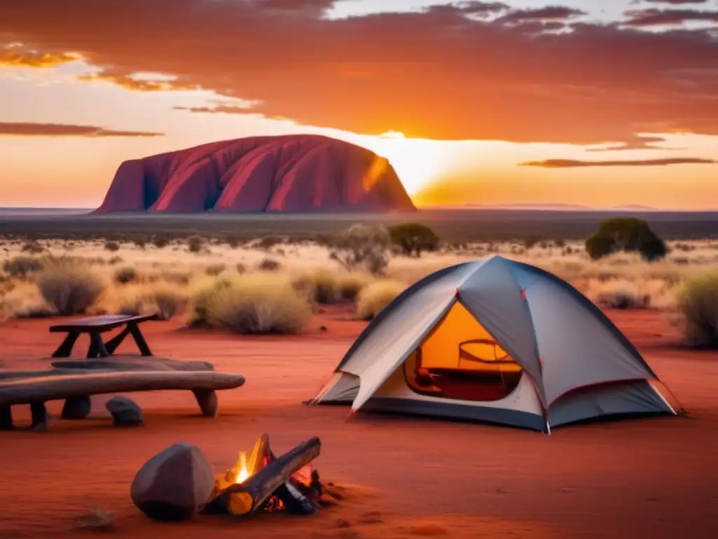 Senderismo y camping en Uluru: Descubre la cultura aborigen