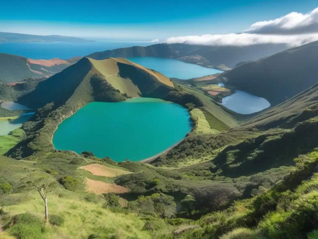 Descubriendo los secretos de Laguna de Guatavita con vistas impresionantes de montañas, senderos y ruinas misteriosas