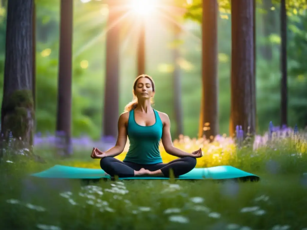 Yoga en el bosque: conexión y beneficios al aire libre